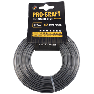 Волосінь з жилою квадрат Procraft 3мм 15м(PC-КВ_Ж-3_15)