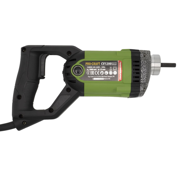 Вібратор для бетону Procraft CV1200 (з булавою 3м)