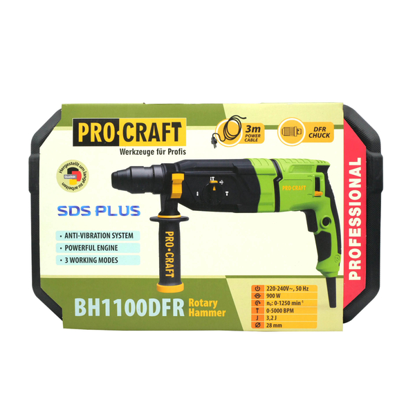 Перфоратор Procraft BH1100DFR PC-011007