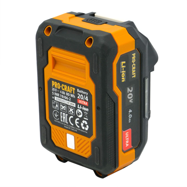 Аккумуляторная батарея Procraft Battery20/4 Ultra (20В, 4Ач)