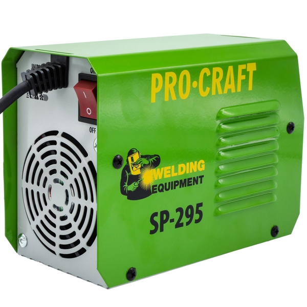 Зварювальний апарат Procraft SP295 (КЕЙС) + Маска SHP90-30 NEW + Електроди Procraft AHO36 1кг 3мм