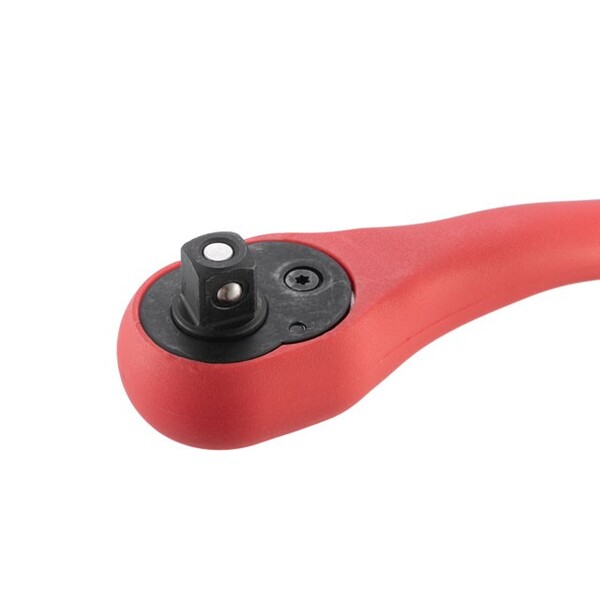 Рукоятка з храповим механізмом вигнута 3/8", 72 зуба, Cr-V, PROF INTERTOOL HT-2108