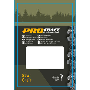 Ланцюг для ланцюгової пилки Procraft industrial P.1/4.37 Universal 1/4" шаг 37 зв.