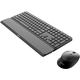 Комплект бездротовий Philips 6000 (клавіатура + мишка) Slim UA, 2,4 ГГц/Bluetooth Black (SPT6607B/00)