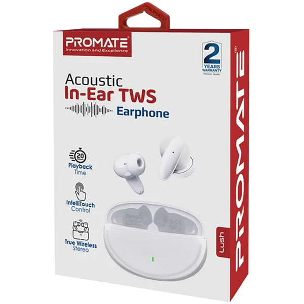 Навушники Promate Lush White