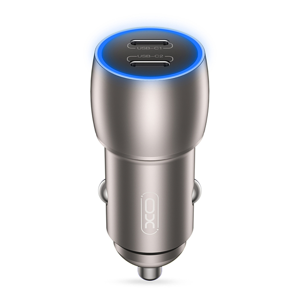 Автомобильное зарядное устройство для XO CC51 (2USB-C, 3А) PD Tranish (CC51.tranish)