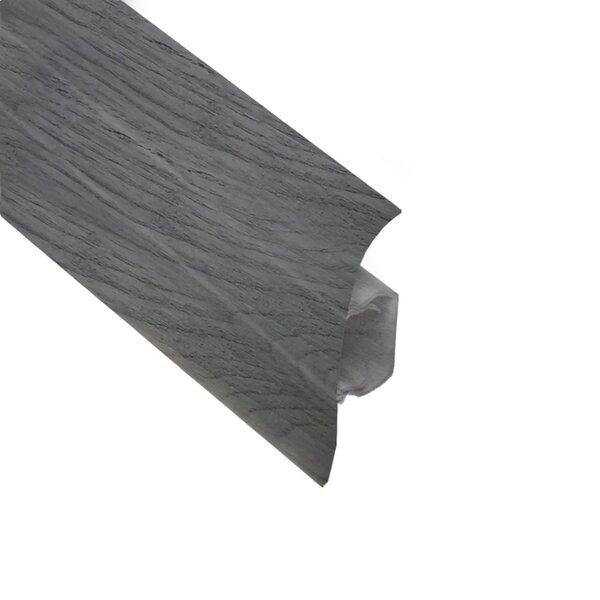Плінтус ТІС з резинкою Дуб сірий (0088)