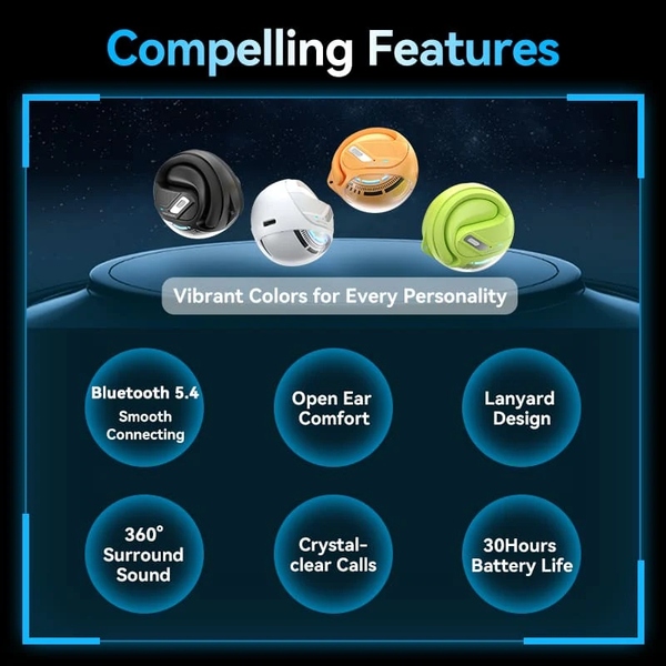 Навушники TWS Vention OpenBeat O12 White