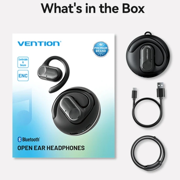 Наушники TWS Vention OpenBeat O11 Black