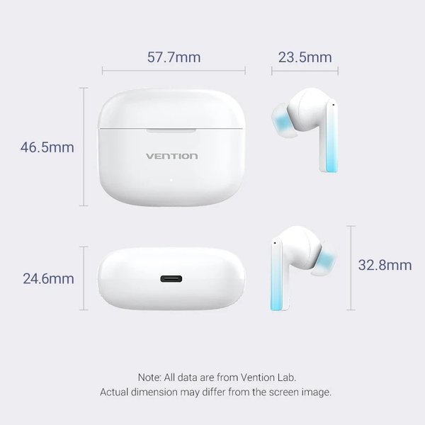 Навушники TWS Vention Elf Earbuds E04 White