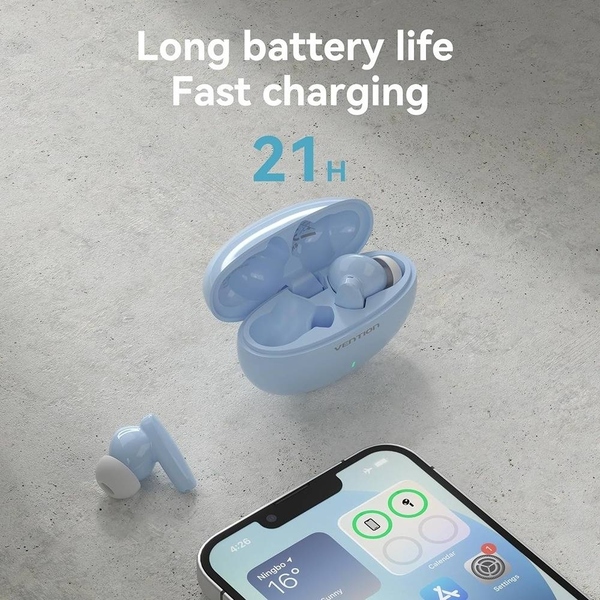 Навушники TWS Vention Elf Earbuds E01 Blue