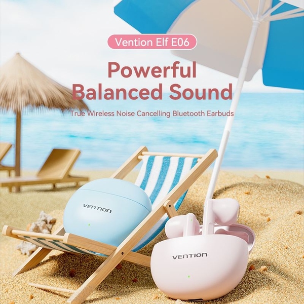 Наушники TWS Vention Elf Earbuds E06 Pink