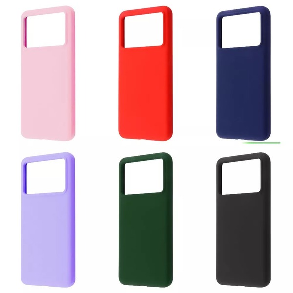 Чохол Wave Full Silicone Cover для Xiaomi Poco X6 Pro 5G Midnight Blue 2001001906764