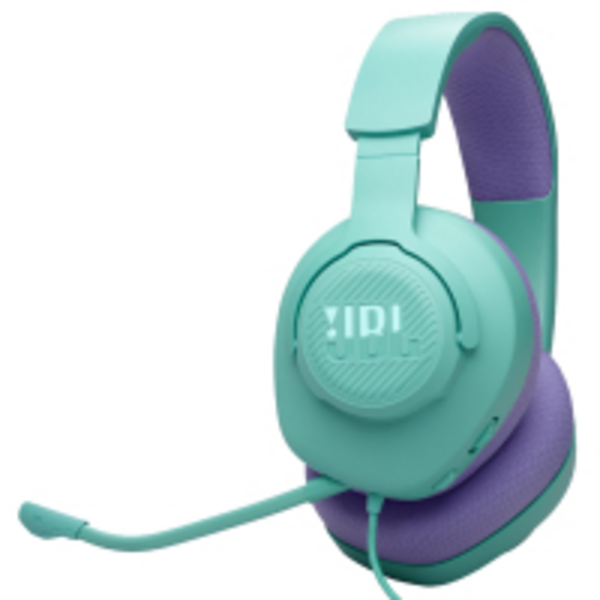 Навушники JBL QUANTUM 100M2 Cyan (JBLQTUM100M2CYN)