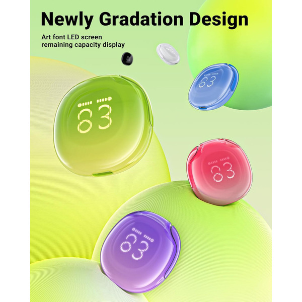 Навушники TWS Acefast T9 avocado green