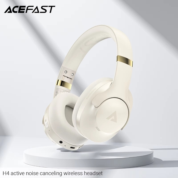 Навушники Acefast H4 ANC, Bluetooth, Beige