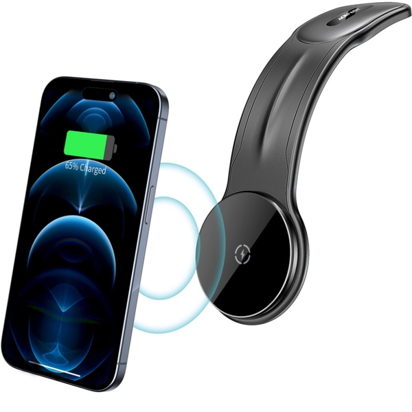 Автомобільне кріплення для смартфона D21 Magnetic wireless (на панель) Velcro Acefast