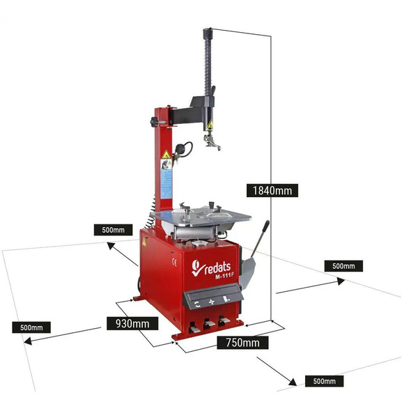 Полуавтоматический шиномонтажный станок REDATS M-111F