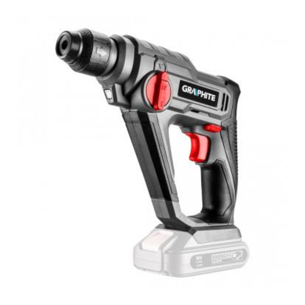 Акумуляторний перфоратор Graphite Energy+ 18 В Li-Ion (58G009)