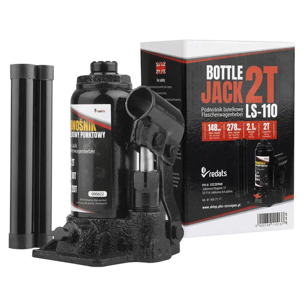 Бутылочный домкрат 2 т REDATS LS-110