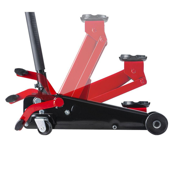 Підкатний гідравлічний домкрат 3 т із швидким підйомом (ножний насос) REDATS LS-350