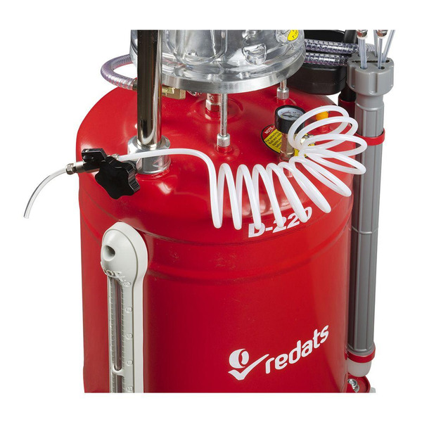 Пристрій для відкачування та зливу масла 80 л. з чашею 16 л. REDATS D-220