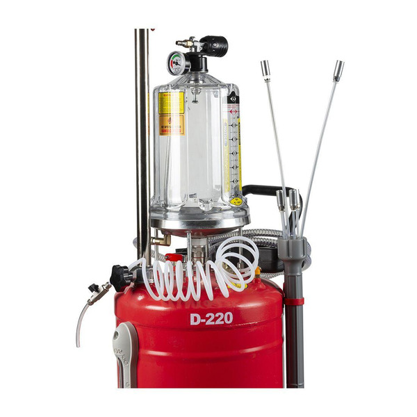 Пристрій для відкачування та зливу масла 80 л. з чашею 16 л. REDATS D-220