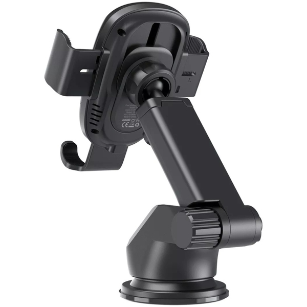 Автомобильный держатель для смартфона Choetech T203-F Gravity Car Wireless 15W Charger Black (T203-F-ACBK)