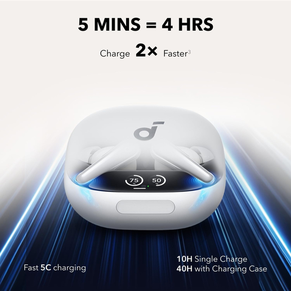 Навушники Anker SoundСore Liberty 4 Pro ANC White Matte (A3954G21)