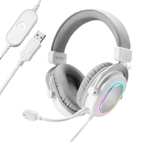 Навушники Fifine RGB H6W White