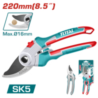 Секатор TOTAL THT0601 215 мм, d-16 мм.
