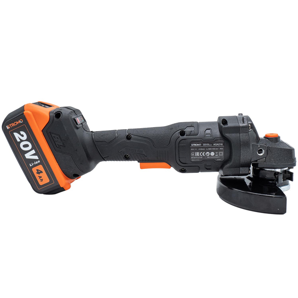 Акумуляторна болгарка STROMO AGA216 (безщіткова, з АКБ та ЗП) (300216)