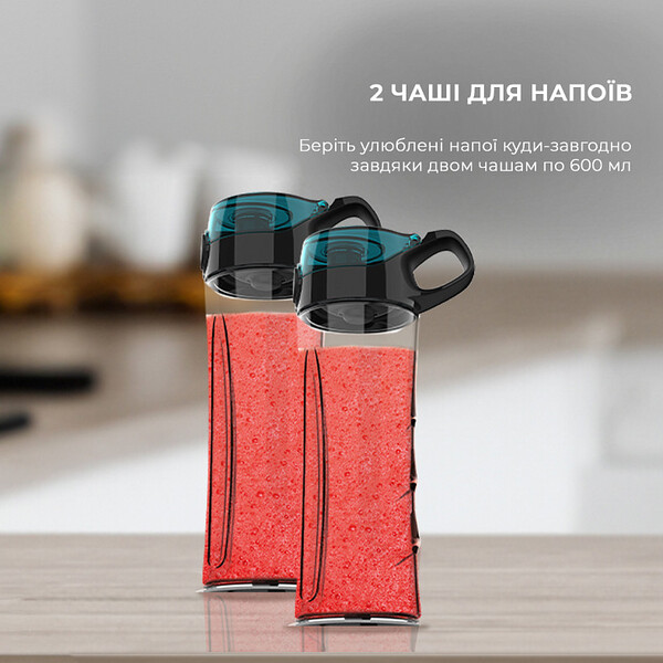 Блендер Cecotec Power Titanium 650 Fresh&amp;Go Smoothie (CCTC-03989)