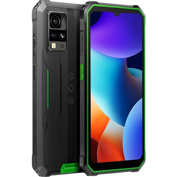 Смартфон Blackview BV4800 Pro 6.56" HD+ /4GB/128GB/ T606 / 5180mAh / 13+5Мп / NFC /IP69K/ Green