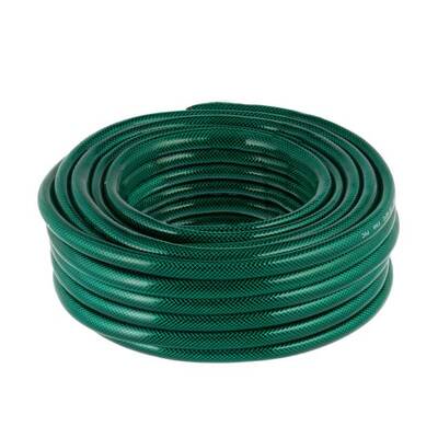 Шланг садовий 3 шаровий, зелений, 1/2", 20 м, армований, PVC INTERTOOL GE-4023