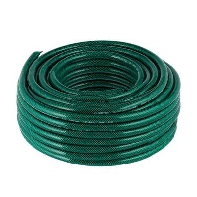 Шланг садовий 3 шаровий, зелений, 1/2", 30 м, армований, PVC INTERTOOL GE-4025