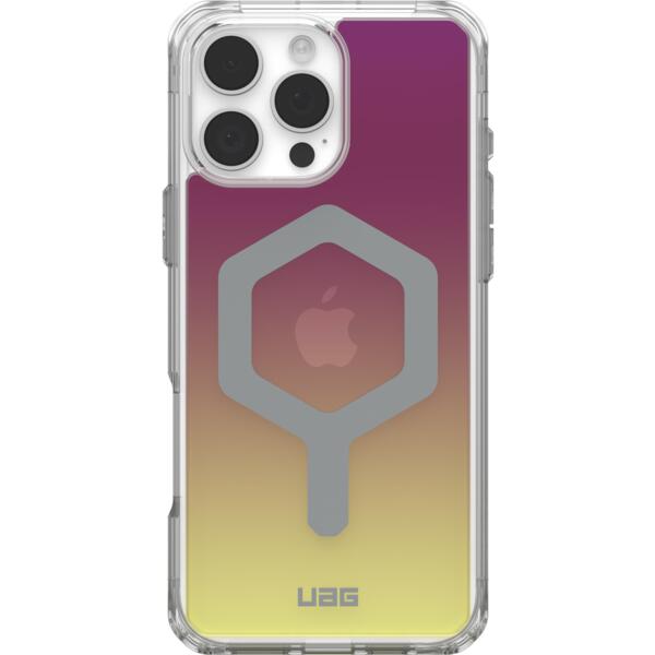 Чохол UAG для iPhone 16 Pro Max, Plyo Magsafe LE, Maroon/Yellow Ombre 114481114780