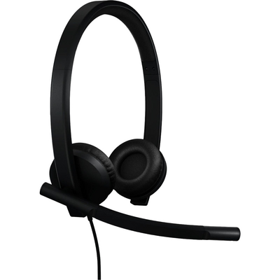 Навушники Logitech H570e Corded Mono BLACK-USB-A (981-001430)