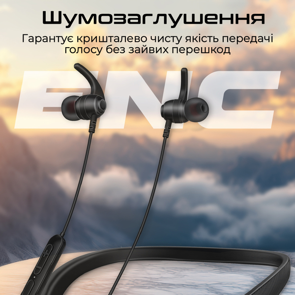 Bluetooth-гарнитура Promate Leap-200h Black