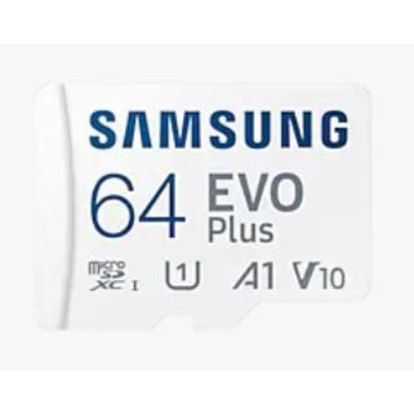 Карта памяти MicroSDXC 64GB UHS-I/U3 Class 10 Samsung Evo Plus R160MB/s + SD-адаптер (MB-MC64SA/EU)