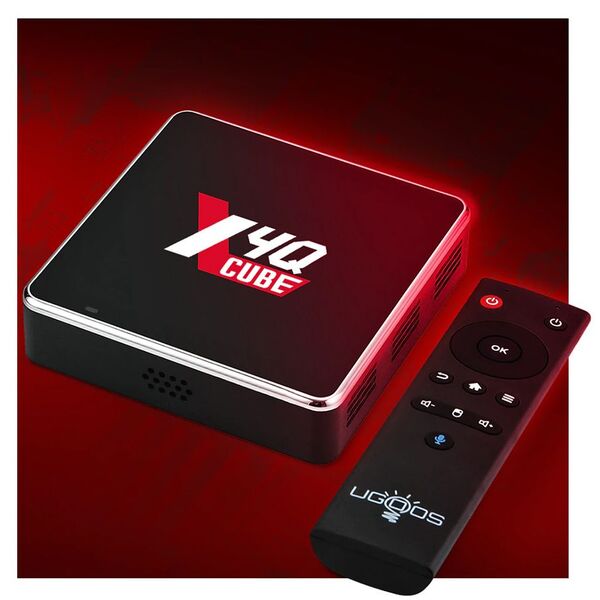 TV Медіаплеєр Ugoos X4Q CUBE 2/16Gb/Amlogic S905X4/Android 11/WiFi 2.4G+5G/BT 5.1/Miracast/BT GyroRC