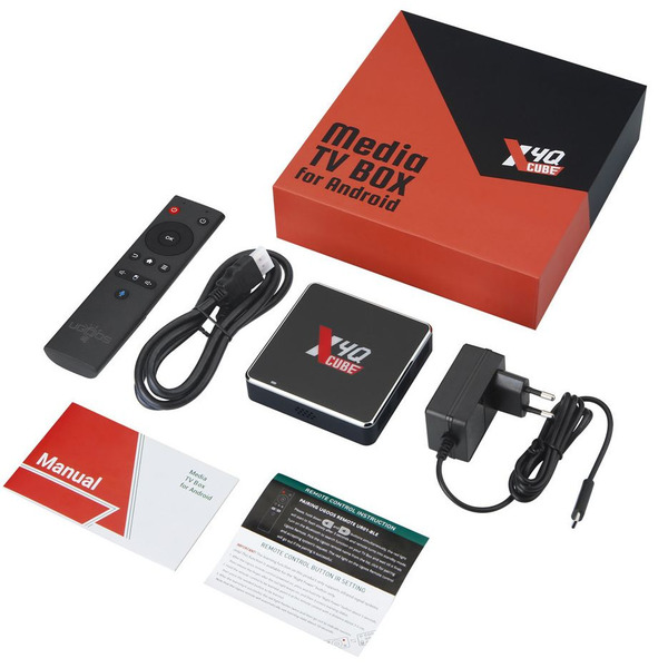 TV Медіаплеєр Ugoos X4Q CUBE 2/16Gb/Amlogic S905X4/Android 11/WiFi 2.4G+5G/BT 5.1/Miracast/BT GyroRC