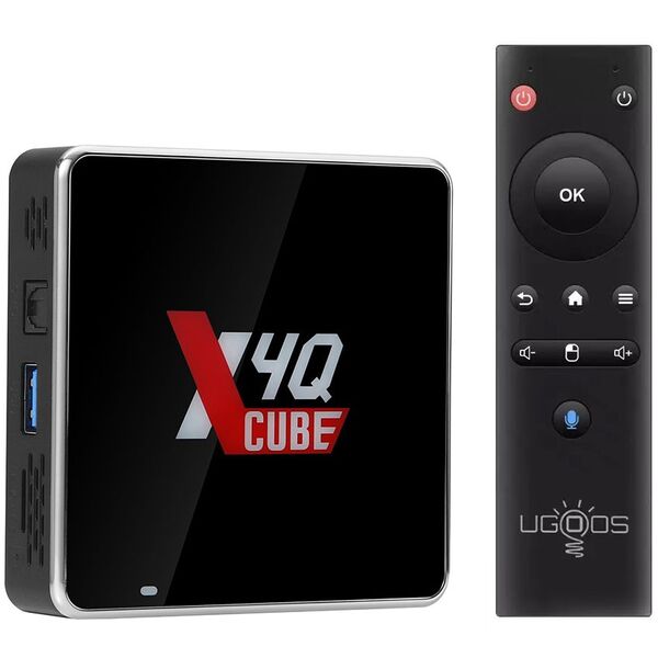 TV Медіаплеєр Ugoos X4Q CUBE 2/16Gb/Amlogic S905X4/Android 11/WiFi 2.4G+5G/BT 5.1/Miracast/BT GyroRC