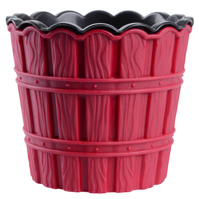Горщик для квітів VIOLET HOUSE 0982 BAMBOO SMART RED д/квітів з внут. вставкою 1.2 л. (0982 BAMBOO SMART RED 1.2 л.)