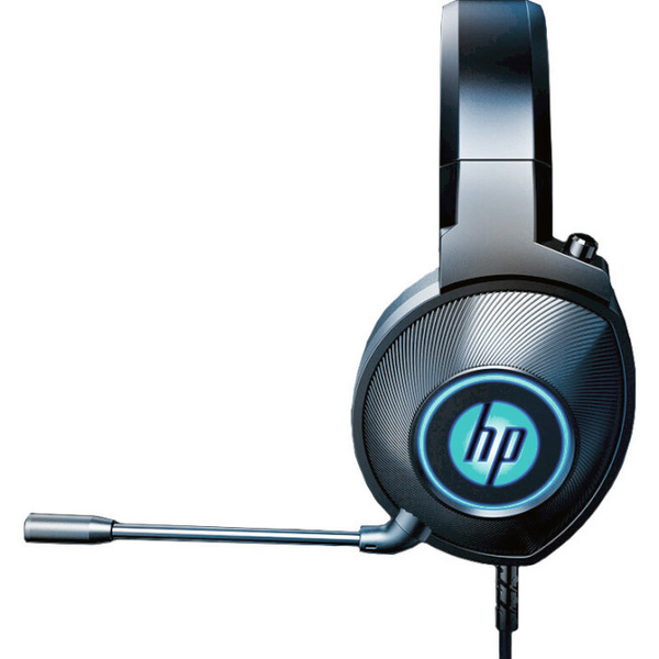 Наушники HP DHE-8008U, USB, LED, Black