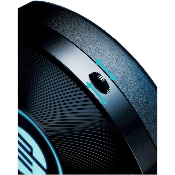 Наушники HP DHE-8008U, USB, LED, Black