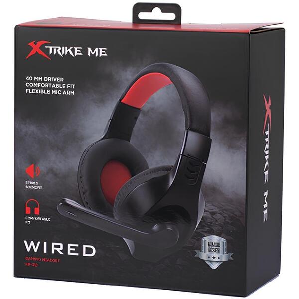 Навушники Xtrike ME HP-312, 2x3.5мм, XBOX/PS/PC чорно-червона