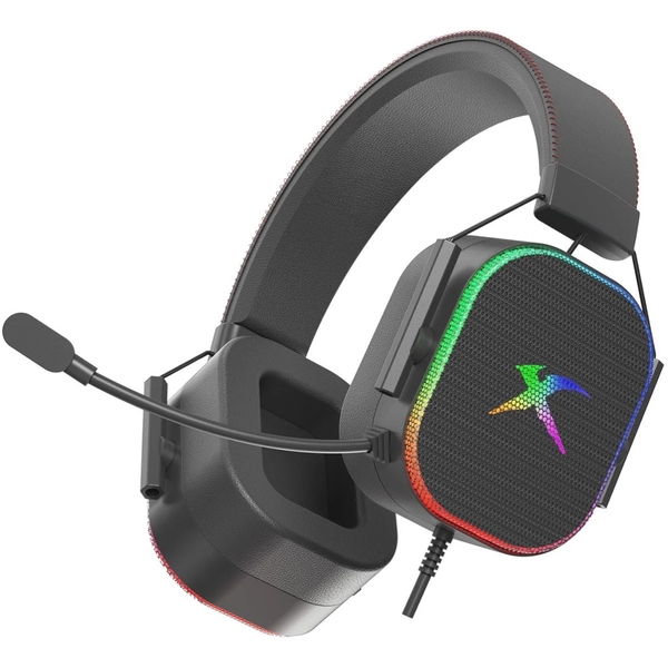 Наушники XTRIKE ME GH-606 XBOX/PS/PC, USB+3,5 мм, статическое RGB, кабель 2м, черная