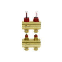 Колектор теплої підлоги Danfoss FHF-2F c ротаметрами (088U0522)