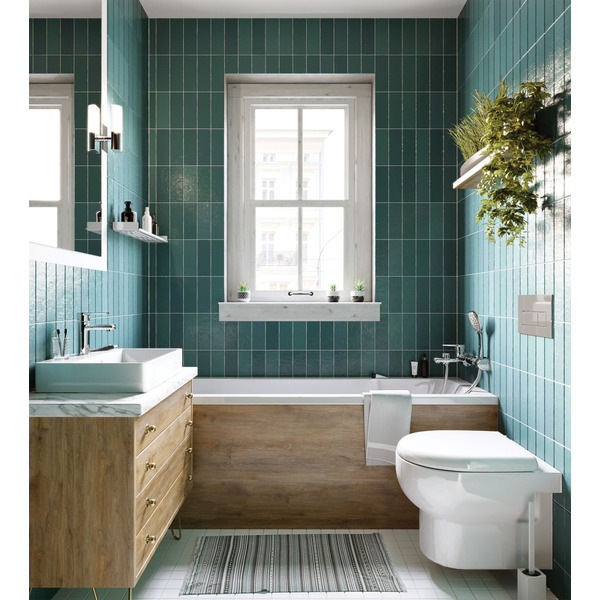 Унітаз Deante AVIS з кришкою, безобідковий (CDAD6ZPW)